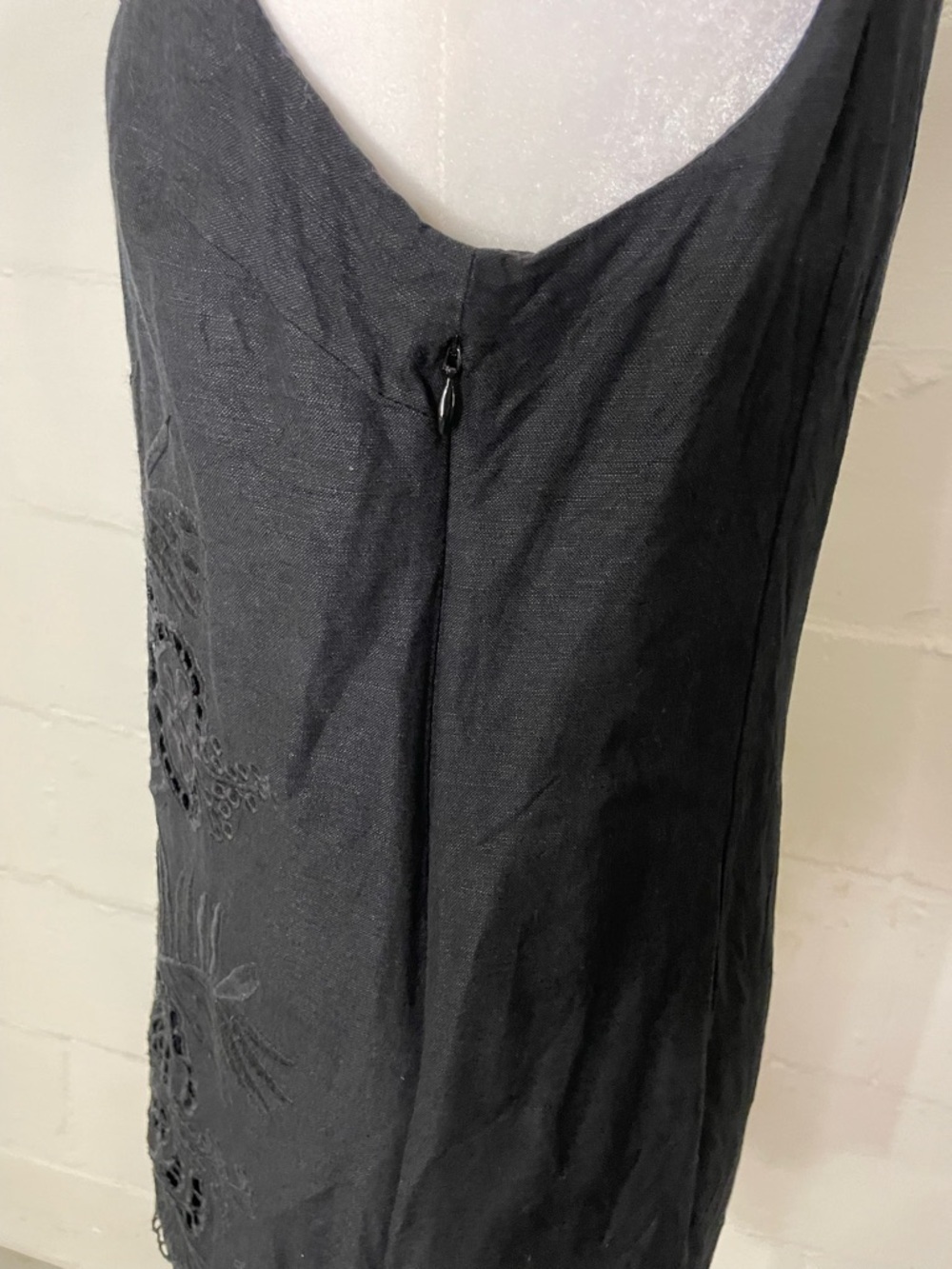 Sanctuary Black Embroidered Sleeveless Mini Dress - Picture 3 of 4